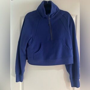 Lululemon Scuba Oversized Funnel Neck Half Zip - Color Psychic - Size XS/S